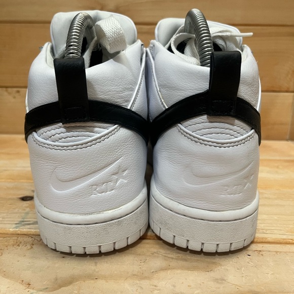 Nike Riccardo Tisci x NikeLab Dunk Lux Chukka 'White Black' 910088-101 Men’s 8.5 - Picture 5 of 8